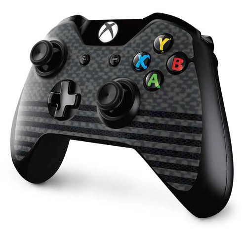 Black and Grey Stripes Xbox One Controller Skin