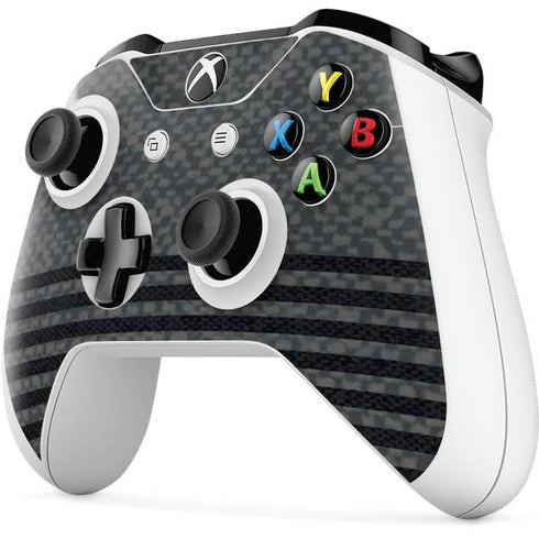 Black and Grey Stripes Xbox One S All-Digital Edition Bundle Skin