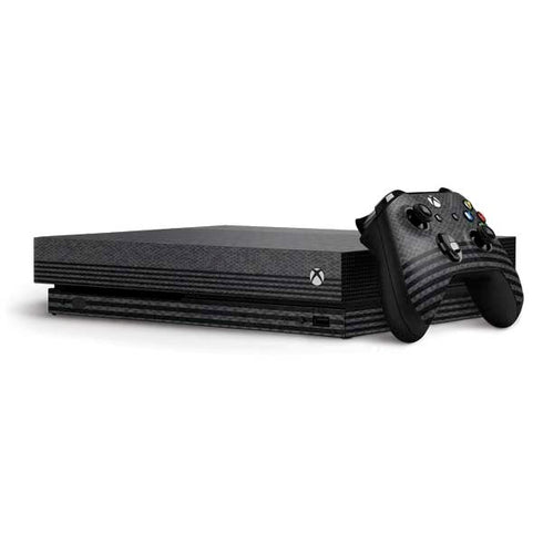 Black and Grey Stripes Xbox One X Bundle Skin