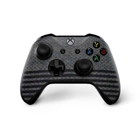 Black and Grey Stripes Xbox One X Controller Skin