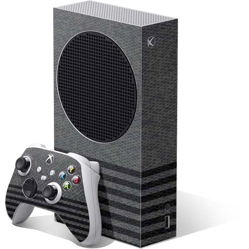 Black and Grey Stripes Xbox Series S Skins