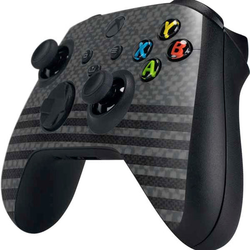 Black and Grey Stripes Xbox Series X Controller Skin