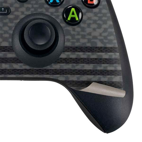 Black and Grey Stripes Xbox Series X Controller Skin