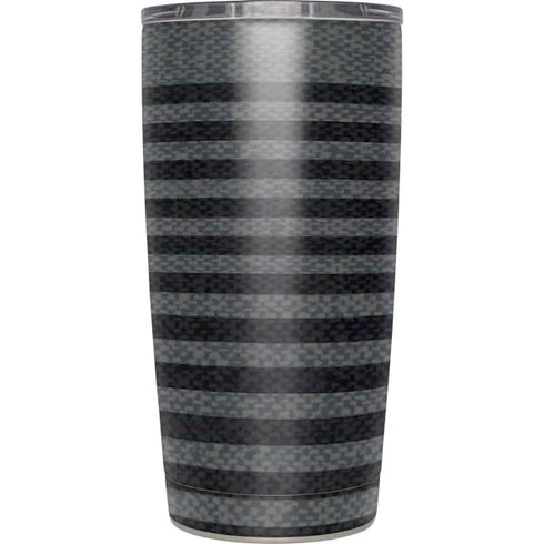 Black and Grey Stripes Yeti 20oz Tumbler Skin