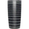 Black and Grey Stripes Yeti 20oz Tumbler Skin