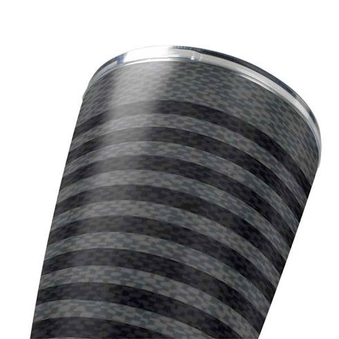 Black and Grey Stripes Yeti 20oz Tumbler Skin