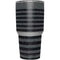 Black and Grey Stripes Yeti 30oz Rambler Tumbler Skin