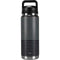 Black and Grey Stripes YETI Rambler 26oz Bottle Skin