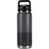 Black and Grey Stripes YETI Rambler 26oz Bottle Skin