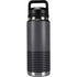 Black and Grey Stripes YETI Rambler 26oz Bottle Skin