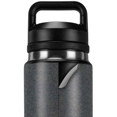 Black and Grey Stripes YETI Rambler 26oz Bottle Skin