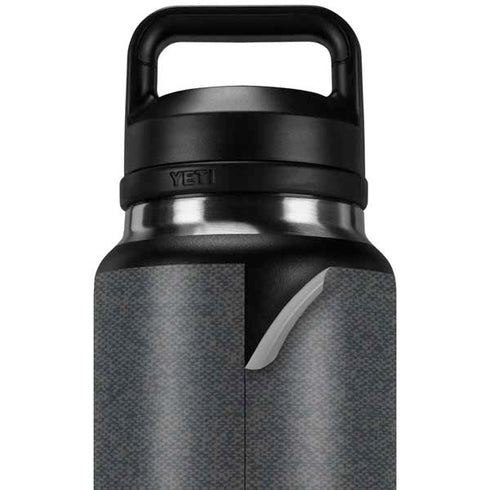 Black and Grey Stripes YETI Rambler 36oz Bottle Skin