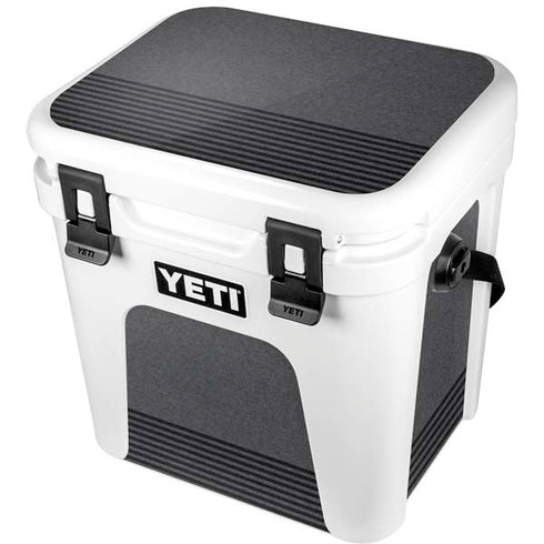 Black and Grey Stripes YETI Roadie 24 Hard Cooler Skin