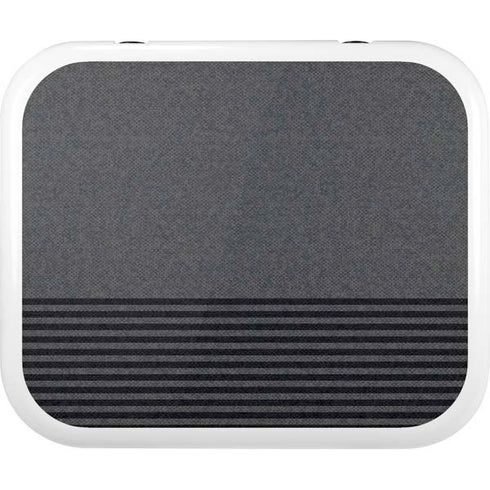 Black and Grey Stripes YETI Roadie 24 Hard Cooler Skin