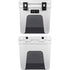 Black and Grey Stripes YETI Roadie 24 Hard Cooler Skin