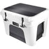 Black and Grey Stripes YETI Tundra 35 Hard Cooler Skin