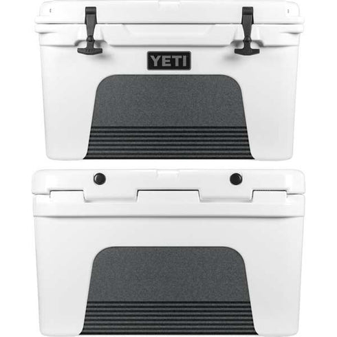 Black and Grey Stripes YETI Tundra 45 Hard Cooler Skin