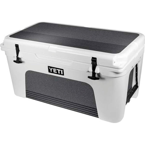 Black and Grey Stripes YETI Tundra 65 Hard Cooler Skin