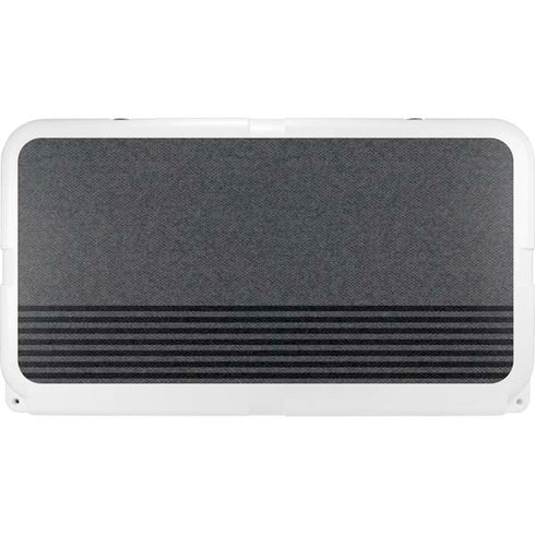 Black and Grey Stripes YETI Tundra 65 Hard Cooler Skin