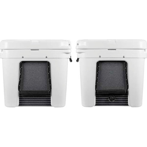 Black and Grey Stripes YETI Tundra 65 Hard Cooler Skin