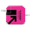 Black and Pink Arrows 85W Power Adapter (15 and 17 inch MacBook Pro Charger) Skin