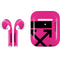 Black and Pink Arrows Apple AirPods 2 Skin