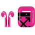 Black and Pink Arrows Apple AirPods 2 Skin