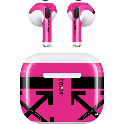 Black and Pink Arrows Apple AirPods (3rd Gen 2021) Skin
