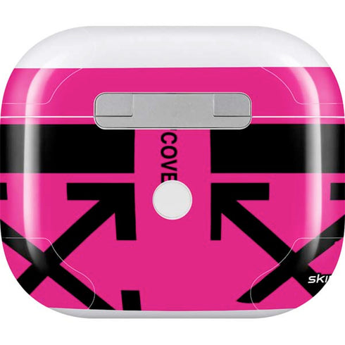 Black and Pink Arrows Apple AirPods (3rd Gen 2021) Skin