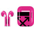 Black and Pink Arrows Apple AirPods Skin