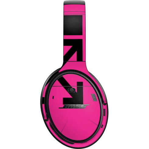 Black and Pink Arrows Bose QuietComfort 35 Headphones Skin