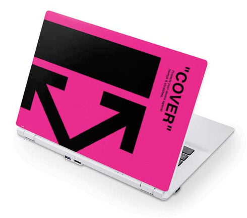 Black and Pink Arrows Acer Chromebook Skin