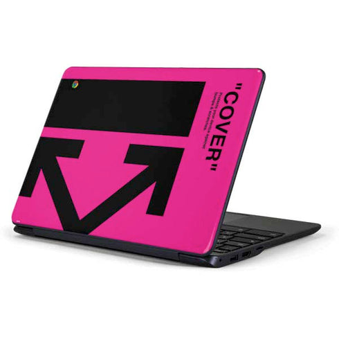 Black and Pink Arrows Samsung Chromebook Skin