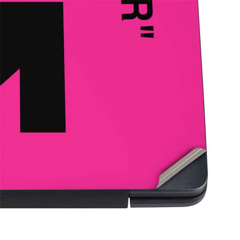 Black and Pink Arrows Dell Vostro Skin