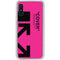 Black and Pink Arrows Galaxy A10e Clear Case
