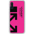 Black and Pink Arrows Galaxy A10e Clear Case