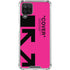 Black and Pink Arrows Galaxy A12 Clear Case