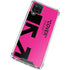 Black and Pink Arrows Galaxy A12 Clear Case