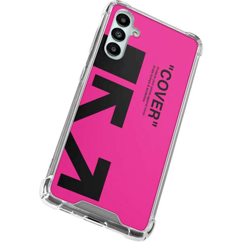 Black and Pink Arrows Galaxy A14 5G Clear Case