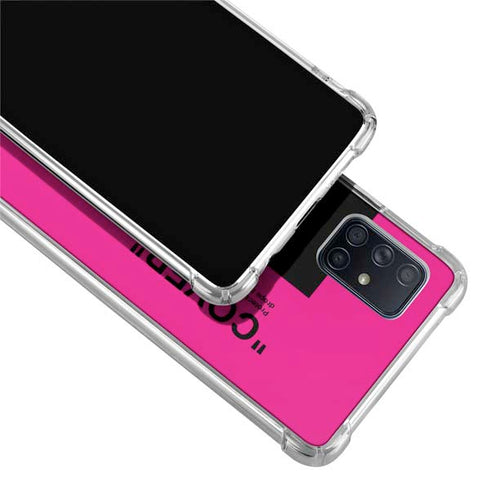 Black and Pink Arrows Galaxy A51 5G Clear Case