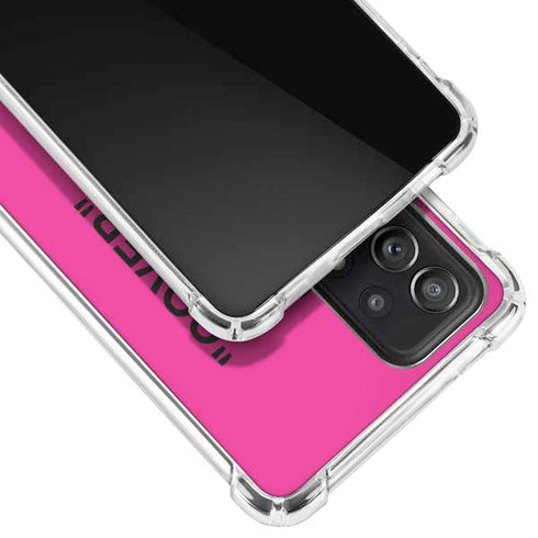 Black and Pink Arrows Galaxy A52 5G Clear Case