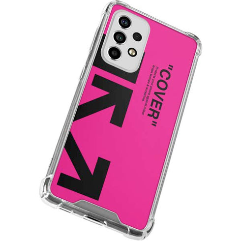 Black and Pink Arrows Galaxy A53 5G Clear Case