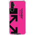 Black and Pink Arrows Galaxy A54 5G Clear Case