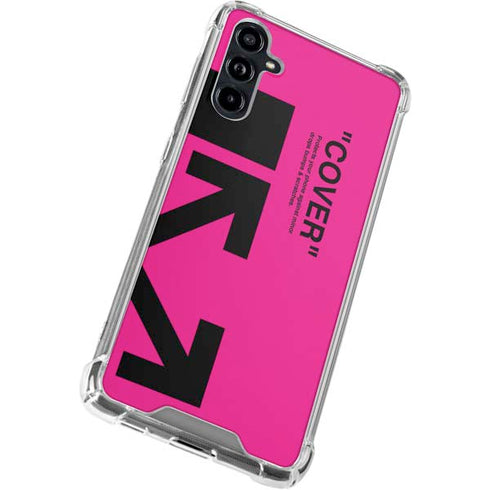 Black and Pink Arrows Galaxy A54 5G Clear Case