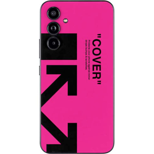 Black and Pink Arrows Galaxy A54 5G Skin