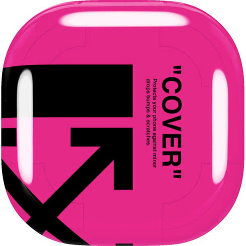 Black and Pink Arrows Galaxy Buds Live Skin