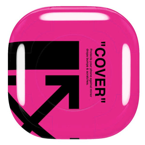 Black and Pink Arrows Galaxy Buds Live Skin