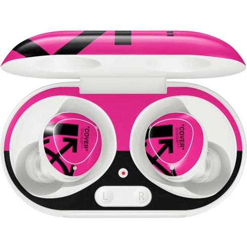 Black and Pink Arrows Galaxy Buds Plus Skin