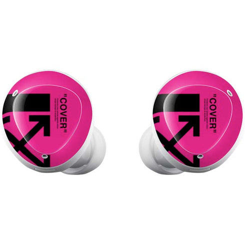 Black and Pink Arrows Galaxy Buds Plus Skin