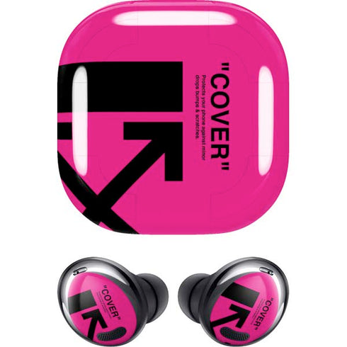 Black and Pink Arrows Galaxy Buds Pro Skin